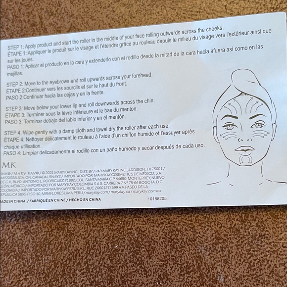 Mary Kay Rose Quartz Facial Roller New in Original Package - Picture 4 of 5